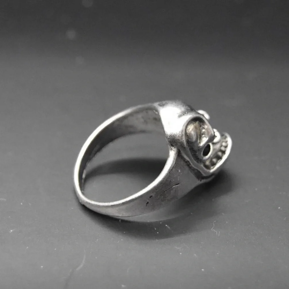 Skull and Snake Ring